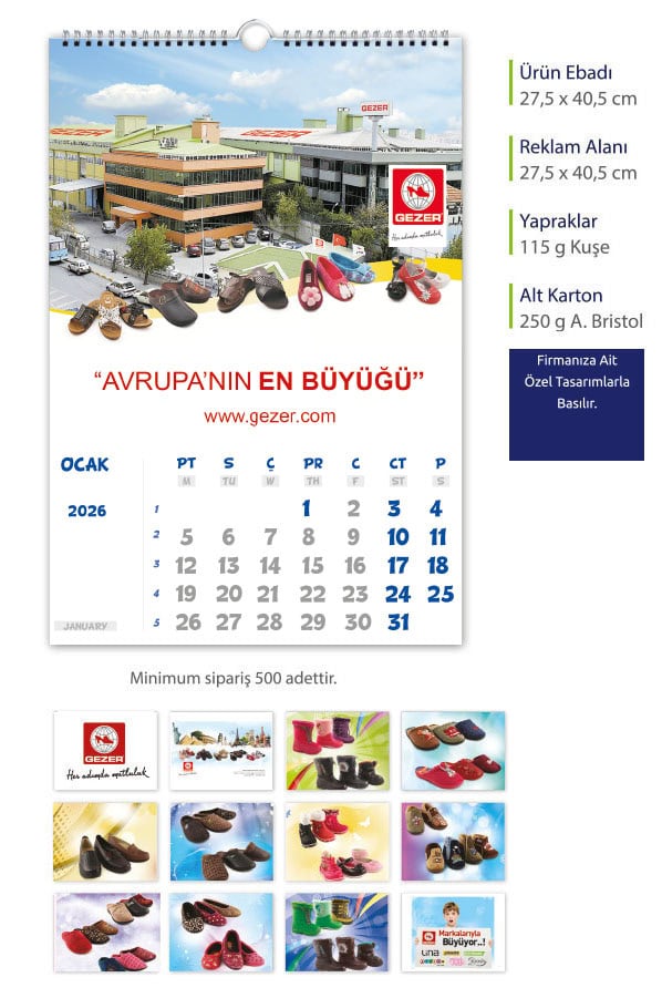 Gemici Takvimi Duvar Kod:35