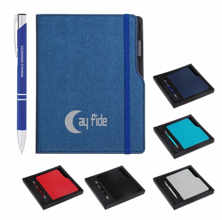 Hediyelik Setler Set (Kalem, Kenar Boyalı Defter) ym941k