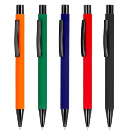 Promosyon Kalem promosyon Rubber Gövde Metal Tükenmez Kalem   p1401 p1401
