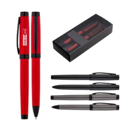 Promosyon Kalem Seti Metal Roller Tükenmez Kalem Seti   ym1111   RT ym1111-RT - Fiyatlari