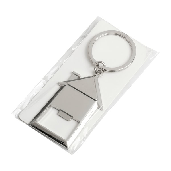 Metal Anahtarlık Ev Şeklinde Açacak Anahtarık u30535