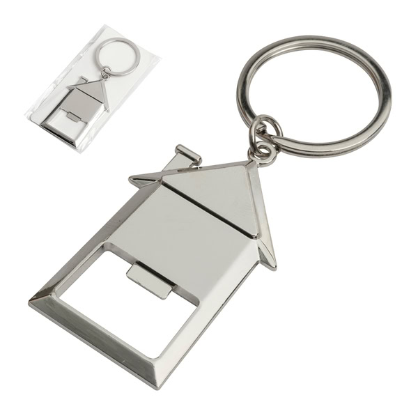 Metal Anahtarlık Ev Şeklinde Açacak Anahtarık u30535