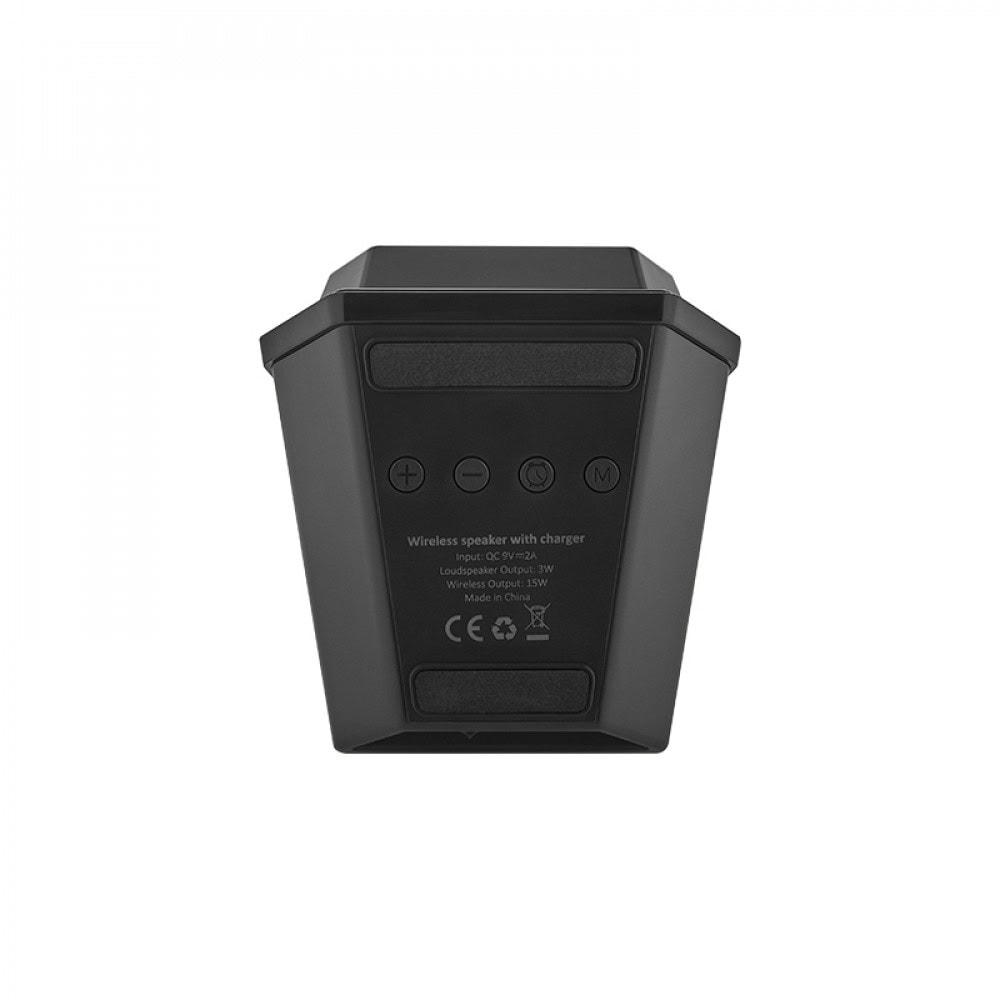 Powerbank Wireless Şarj Hoparlör Dijital Saat ym74240