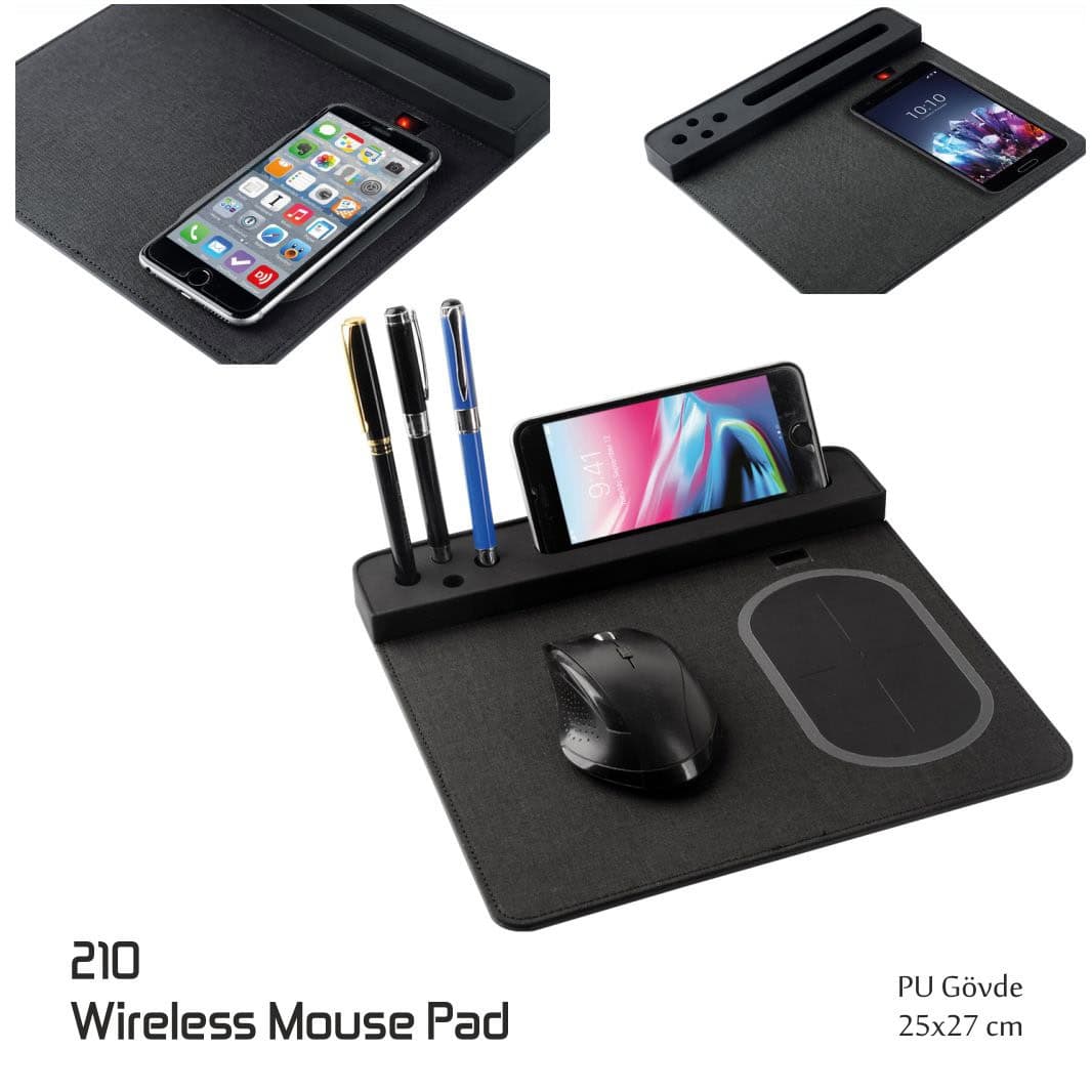 Powerbank Wireless Şarjlı Mouse Pad p7363