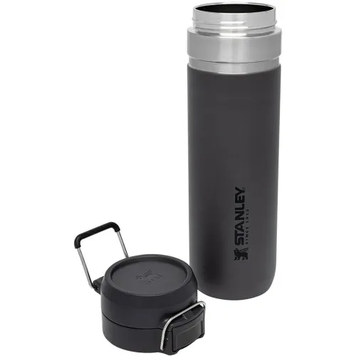 Stanley Termos Modelleri The Quick Flip Water Bottle .7L / 24oz Charcoal PRM C82003