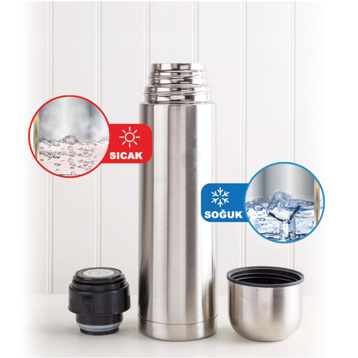 Termos Siyah Çelik 500Ml ym5500s