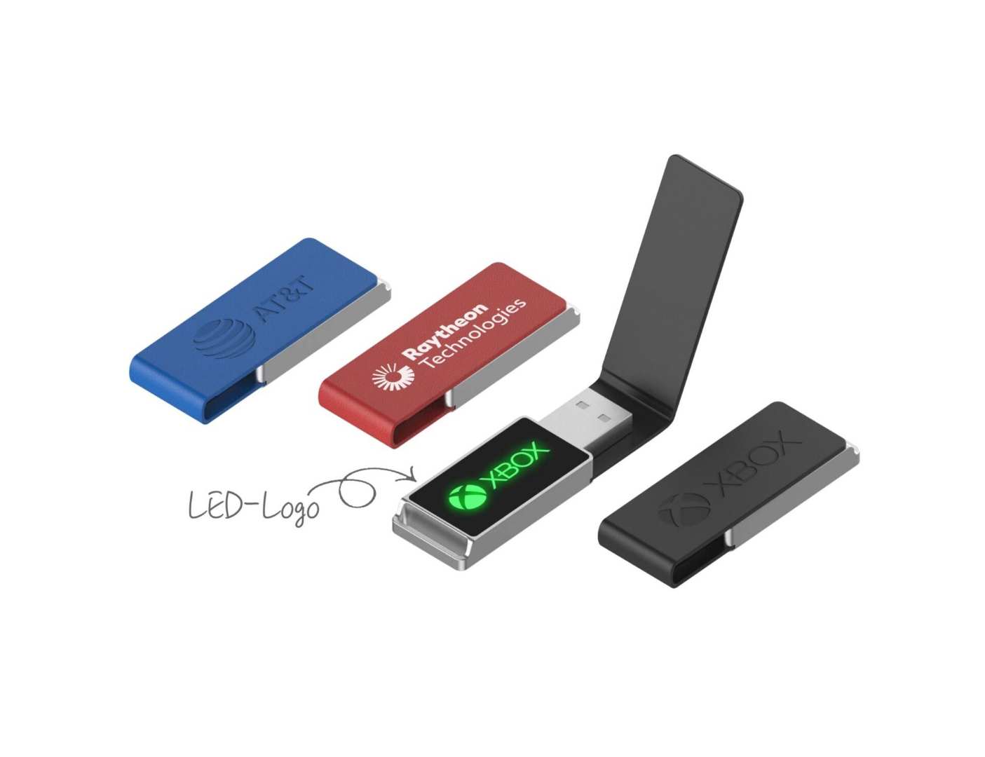 Usb Bellek Deri Kapaklı Beyaz Işıklı t29