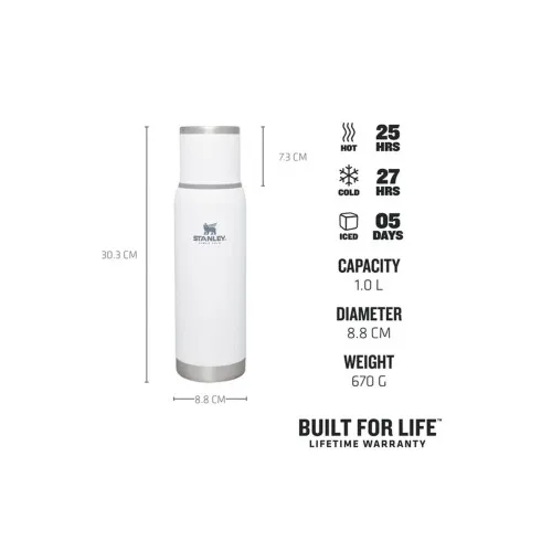 Stanley The Adventure To – Go Bottle 1.0l / 1.1 Qt – Beyaz PRM – C83881