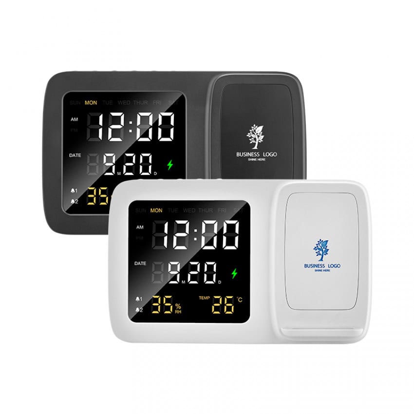 Teknolojik Ürünler Wireless Şarj Cihazı & Dijital Saat ym74230