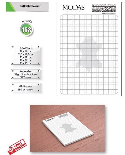 Tutkallı Bloknot – ST168