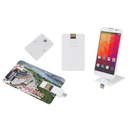 8 Gb Otg Özellikli Kartvizit Usb Bellek – p7238