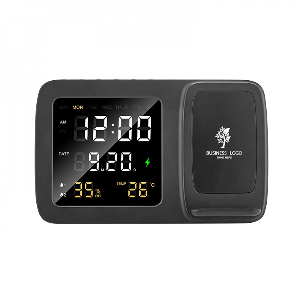 Wireless Şarj Cihazı & Dijital Saat – ym74230