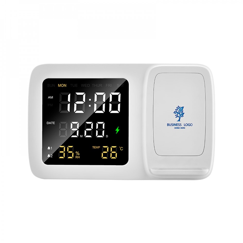 Wireless Şarj Cihazı & Dijital Saat – ym74230