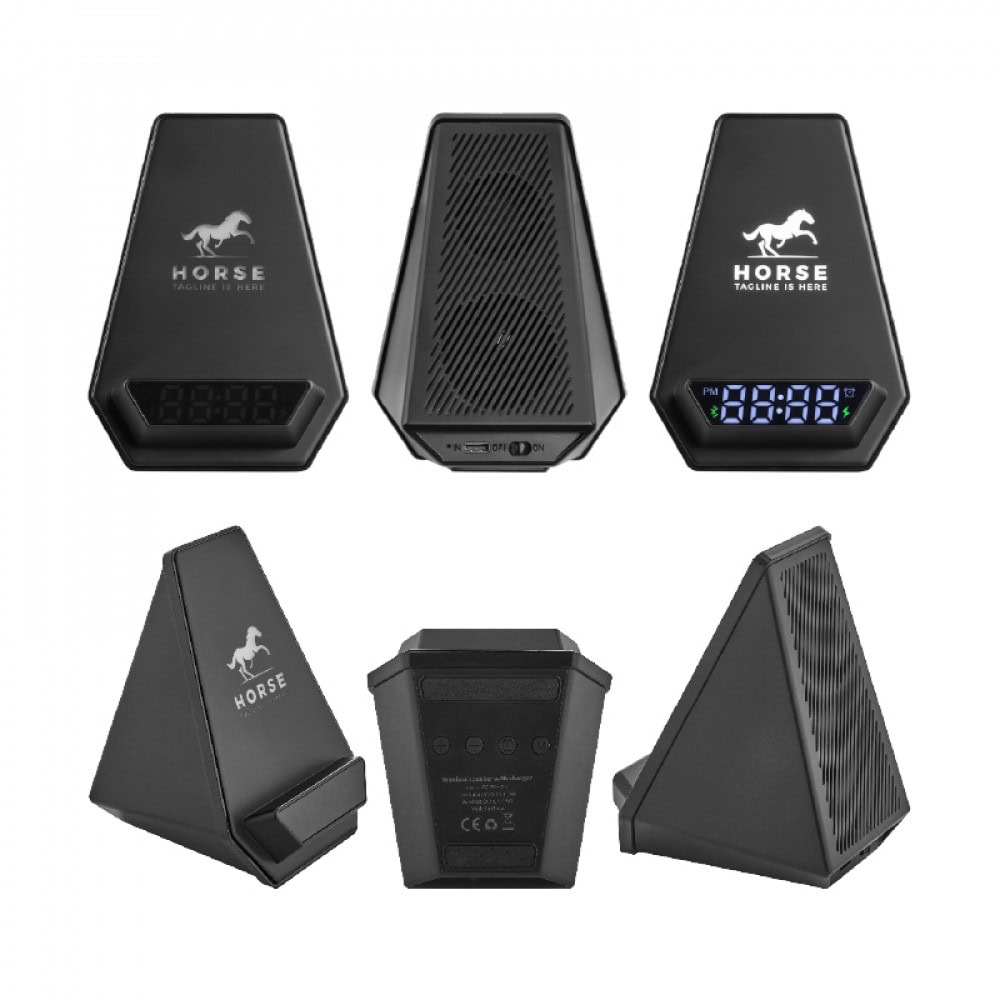 Wireless Şarj – Hoparlör – Dijital Saat – ym74240